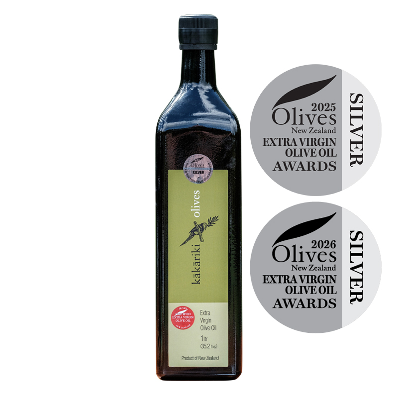 Kakariki Blend – 1L Extra Virgin Olive Oil Bottle